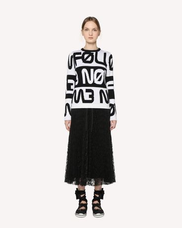 REDValentino "Follow Me Now" jacquard wool jumper