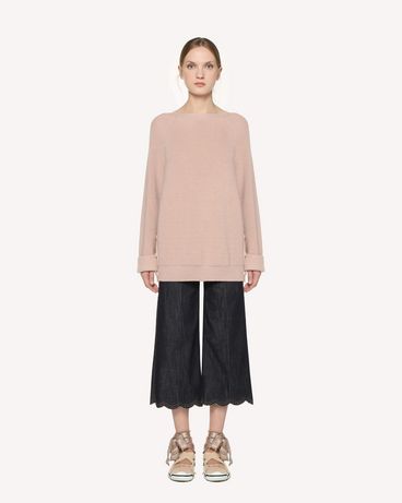 REDValentino Snap button detail wool sweater