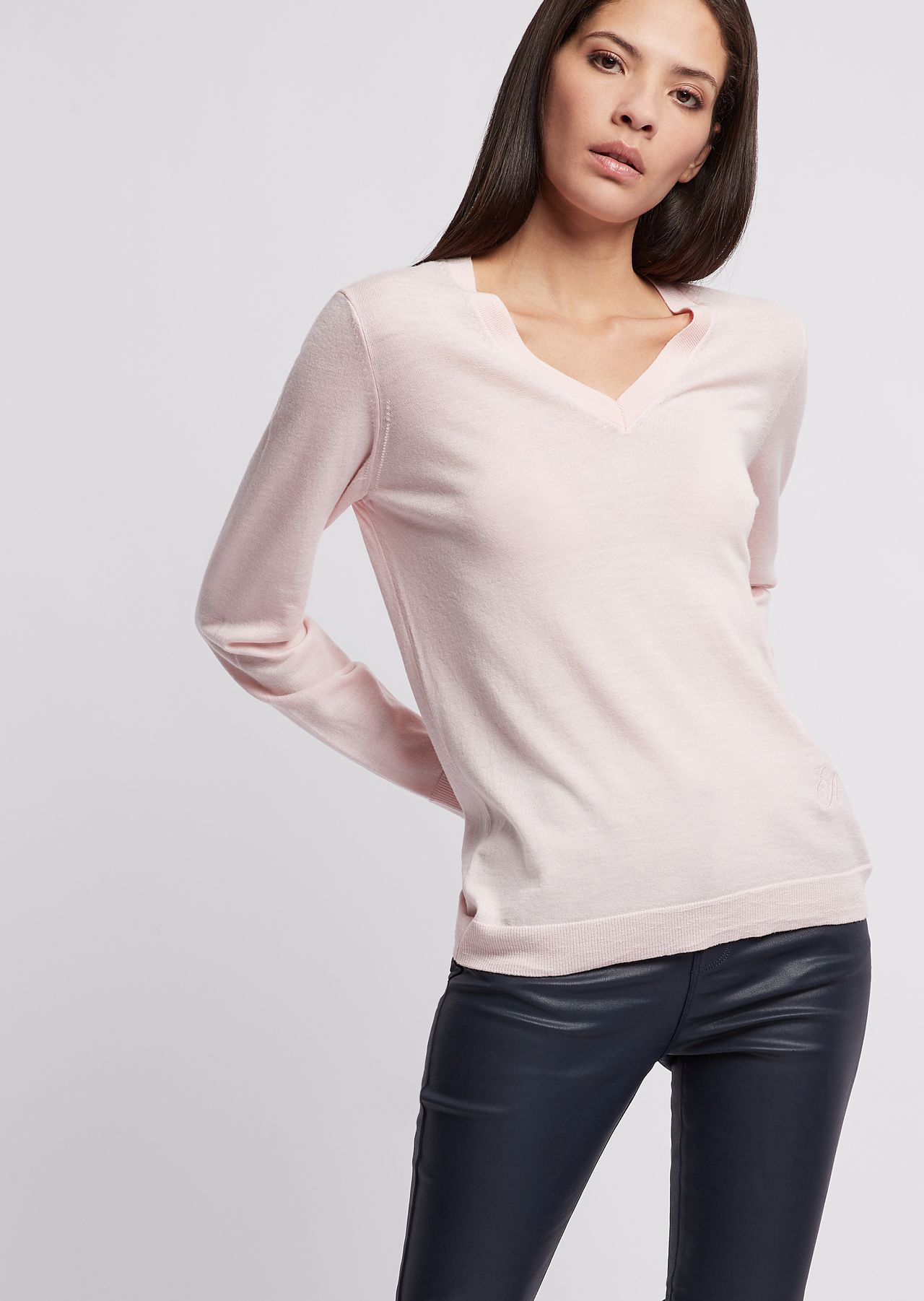 armani v neck sweater