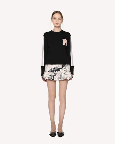 REDValentino Wool jumper with embroidered patches