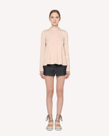 REDValentino "Stars and Shadows" detail cotton jumper