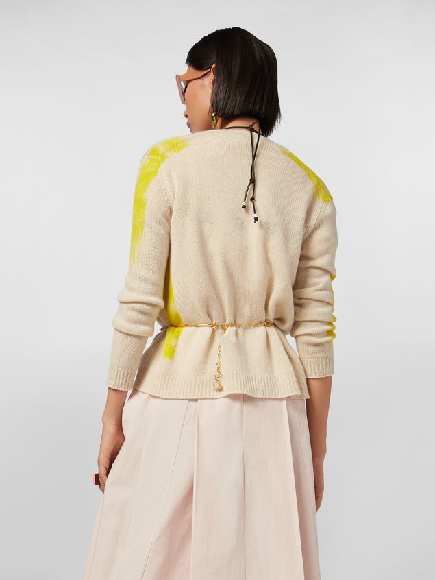 Cardigan Marni Cardigan in painted cashmere Woman