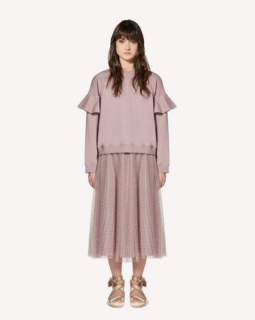 REDValentino Ruffle detail sweatshirt