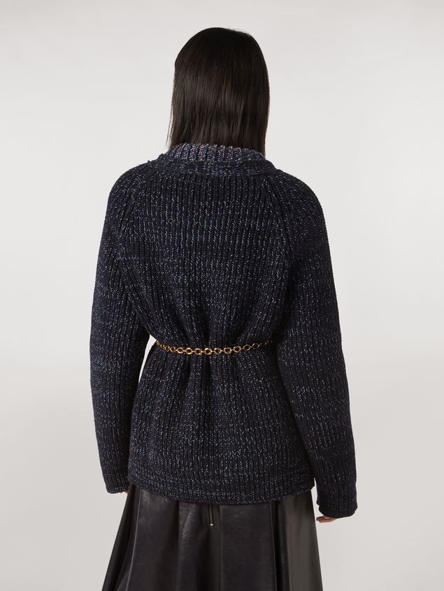 Cardigan Marni Ribbed cardigan in virgin wool Woman