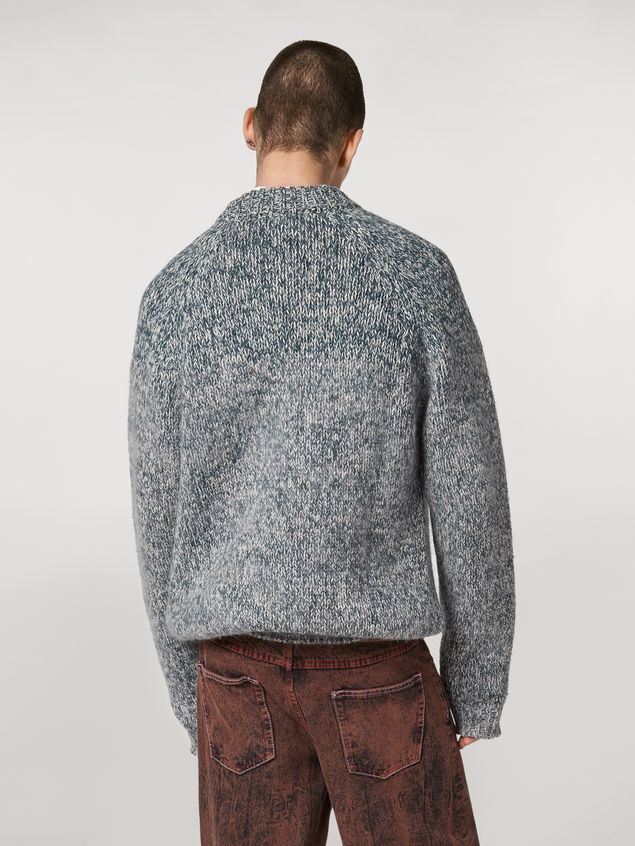 Long Sleeve Jumper Marni Shaded wool and mohair sweater Man