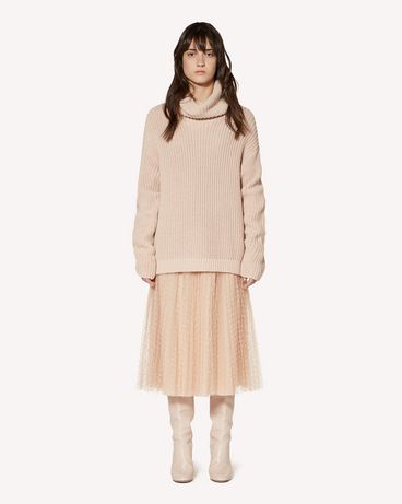 REDValentino "I Have a Crush on You "intarsia cotton sweater