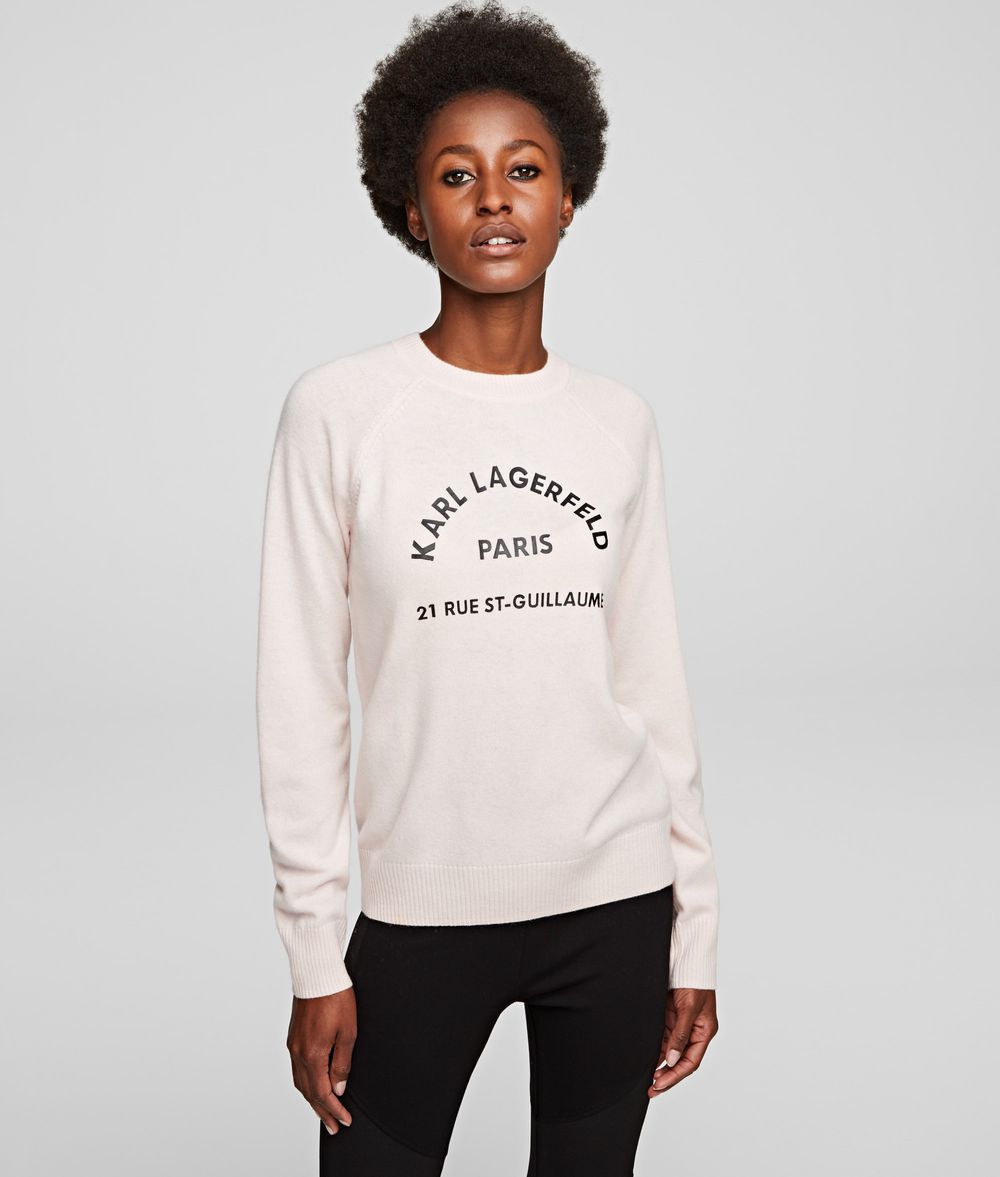 KARL LAGERFELD Address Logo Sweater Sweater Woman f