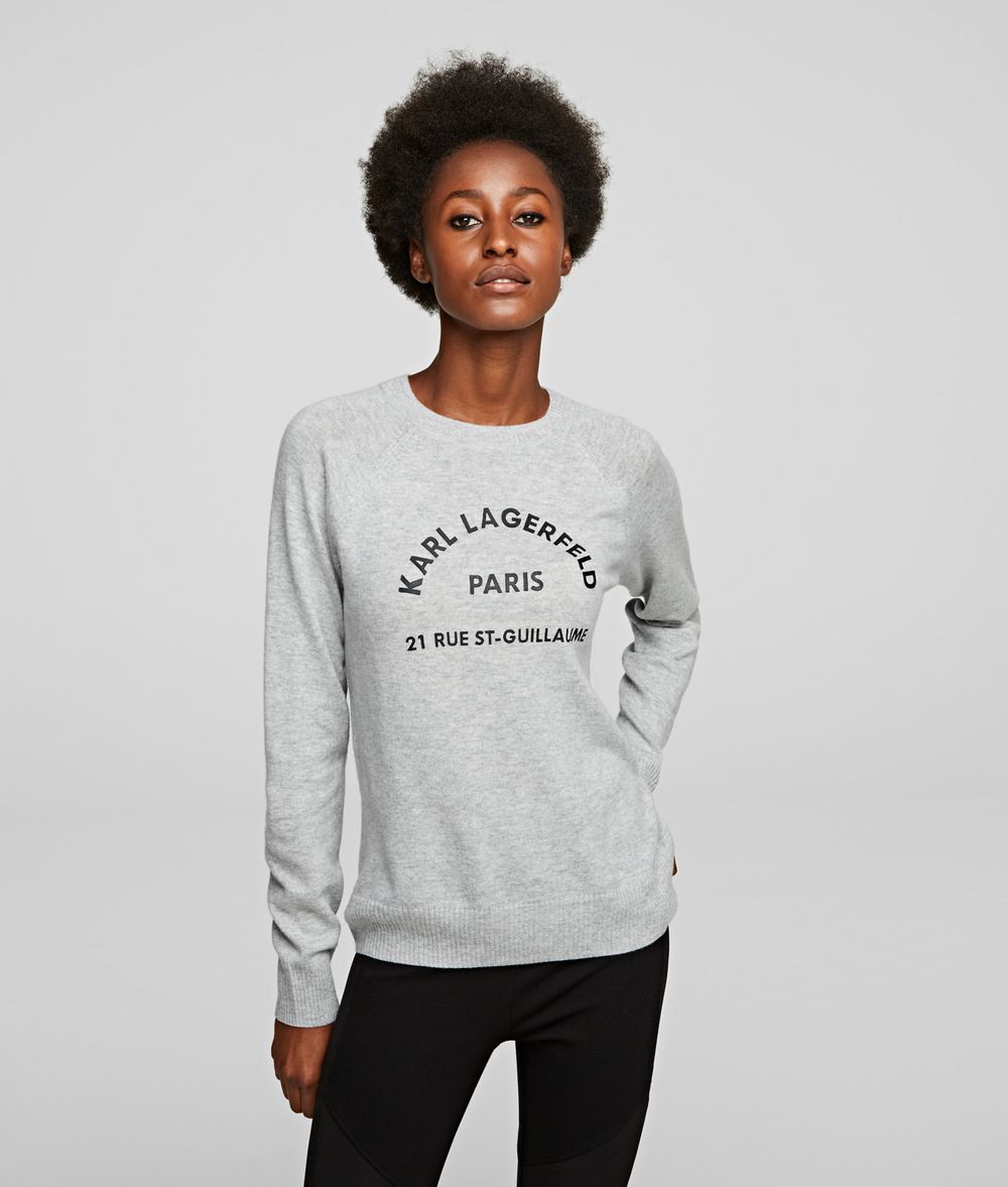 KARL LAGERFELD Address Logo Sweater Sweater Woman f