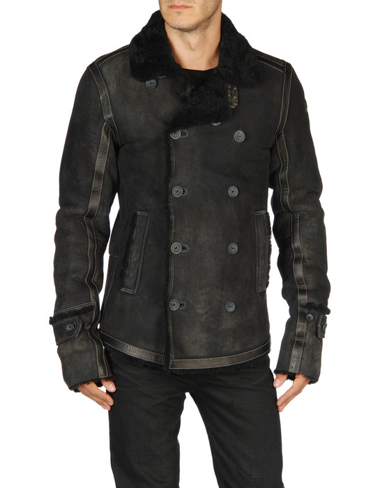Diesel LAGUA Leather Jackets | Diesel Online Store