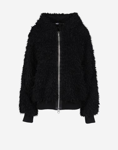 Y 3 Fur Jacket for Women | Adidas Y-3 Official Store
