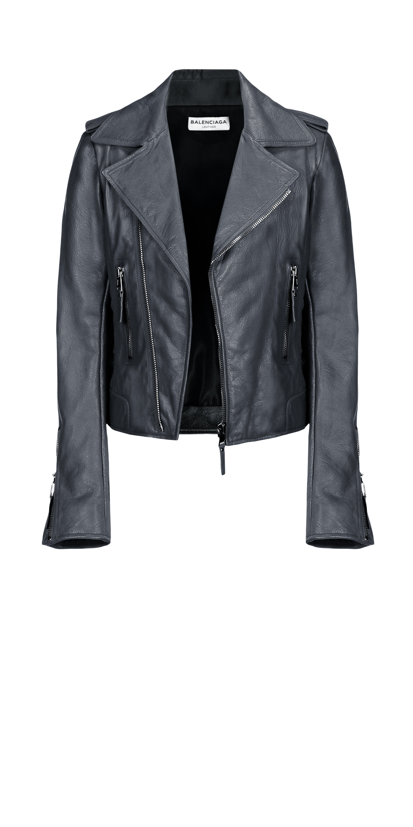 balenciaga jacket womens grey