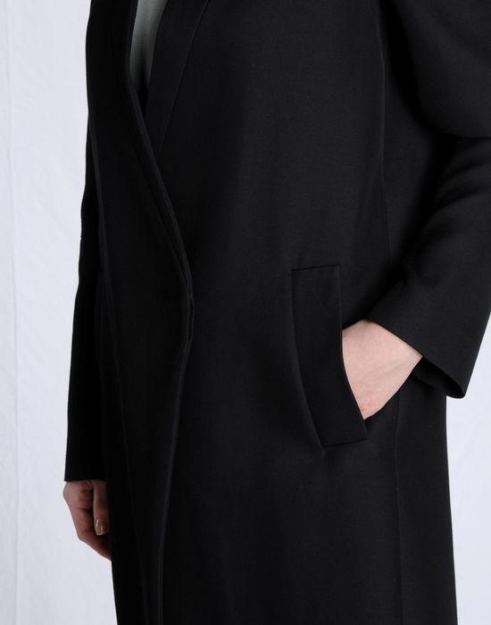 Maison Margiela Long Jacket With Exposed Pinstripe Lining Women