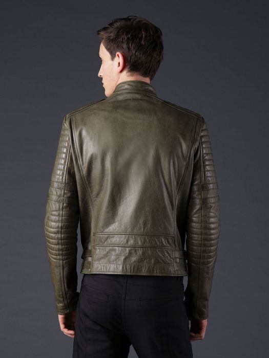 Diesel LAXONY Leather Jackets | Diesel Online Store