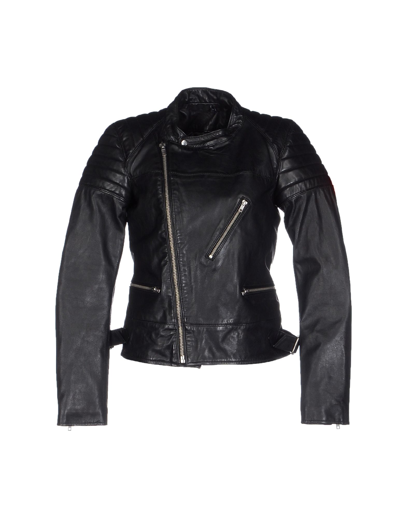 Blk Dnm Biker Jacket   Women Blk Dnm Biker Jacket   41564488DW