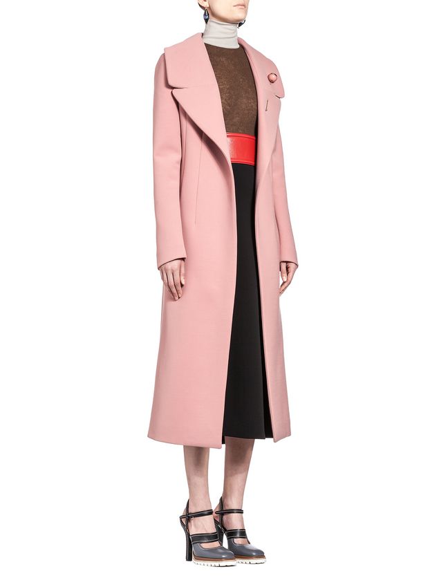 Runway Coat In Bonded Double Wool ‎ from the Marni ‎Fall Winter 2018 ...