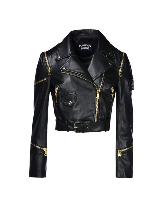 Leather outerwear Woman BOUTIQUE MOSCHINO Leather outerwear Woman BOUTIQUE MOSCHINO