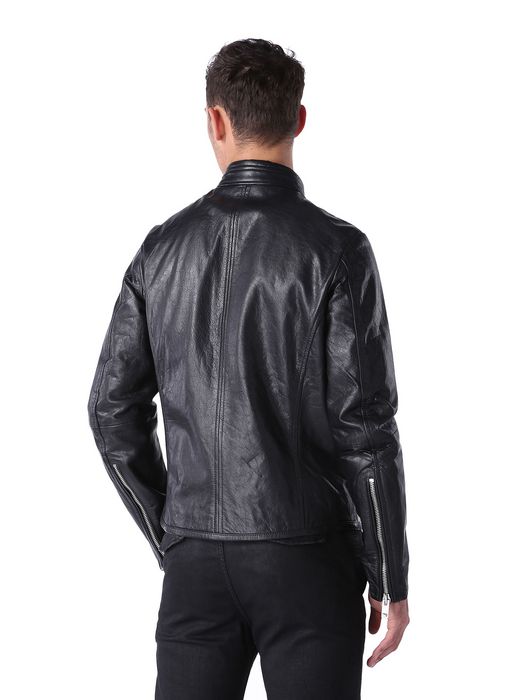 Diesel L OYTON Leather Jackets | Diesel Online Store
