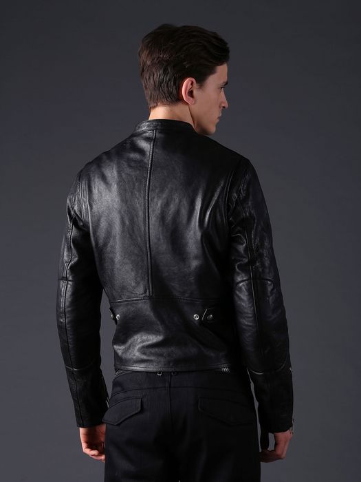 Diesel LORENZY Leather Jackets | Diesel Online Store