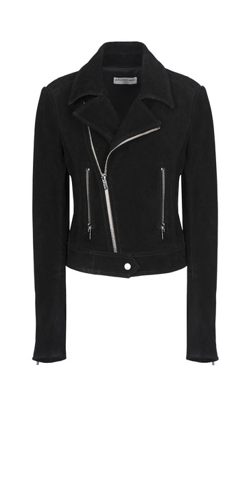 Balenciaga Suede Biker Jacket | | Women's Jacket