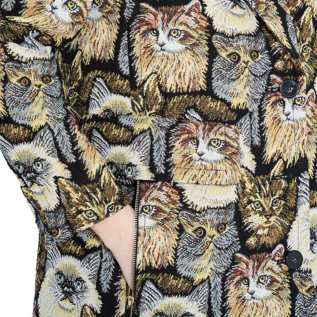 Cat Jacquard Daria Coat Stella Mccartney