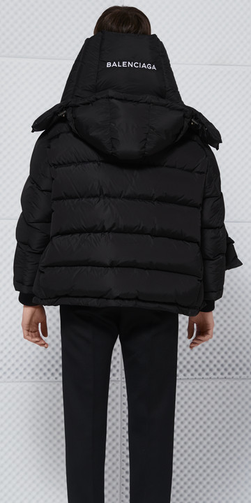 balenciaga swing leather jacket