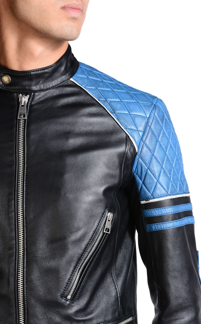 Just Cavalli Leather Jacket Men | Official Online Store