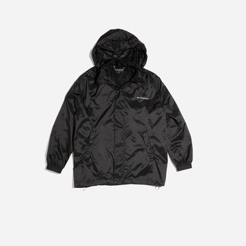 balenciaga windbreaker black