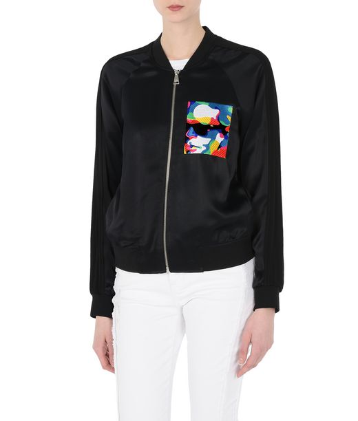KARL LAGERFELD Embroidered Bomber 12_f
