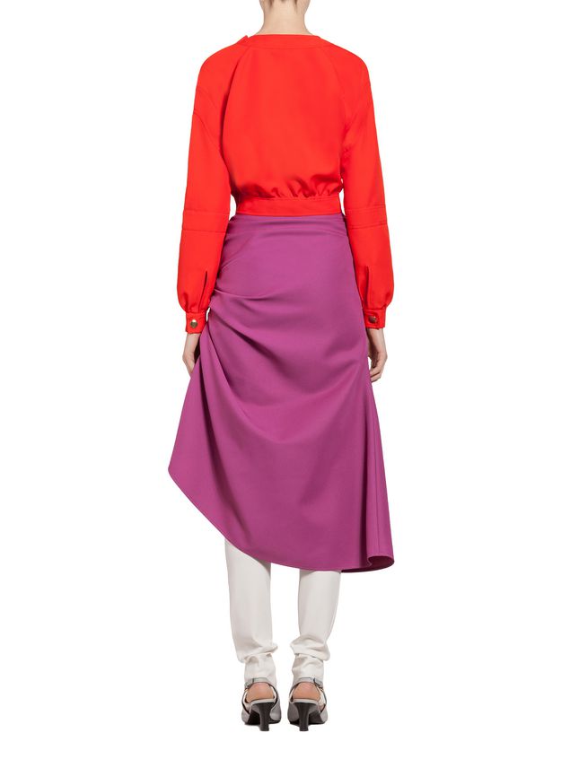 Sporty Jacket Marni Bomber jacket in gabardine Woman