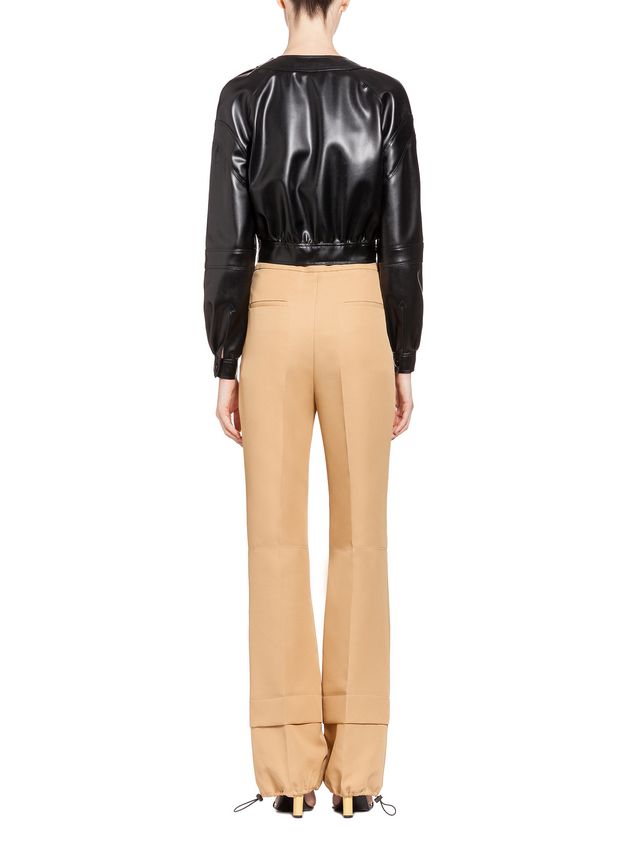 Short Jacket In Faux Leather From The Marni Fall Winter 2019