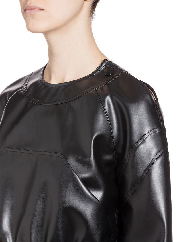 Short Jacket In Faux Leather ‎ from the Marni ‎Fall Winter 2018 ...