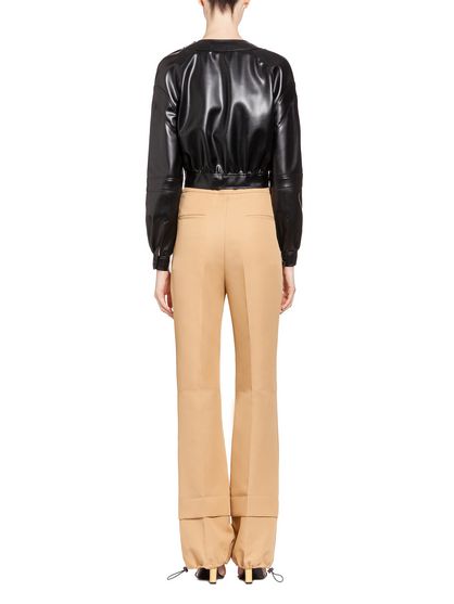 Short Jacket In Faux Leather ‎ from the Marni ‎Fall Winter 2018 ...