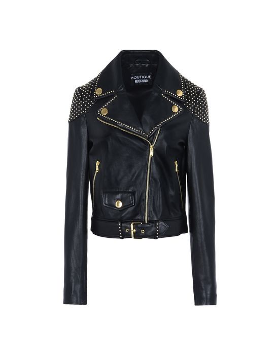 Leather outerwear Woman BOUTIQUE MOSCHINO Leather outerwear Woman BOUTIQUE MOSCHINO