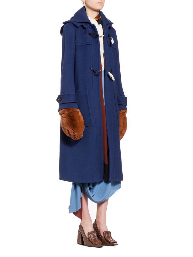 Coat In Wool Double Cloth ‎ from the Marni ‎Fall Winter 2018 ...