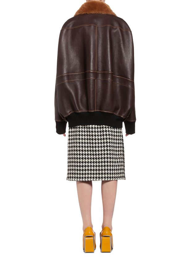 Sporty Jacket Marni Jacket in lambskin Woman