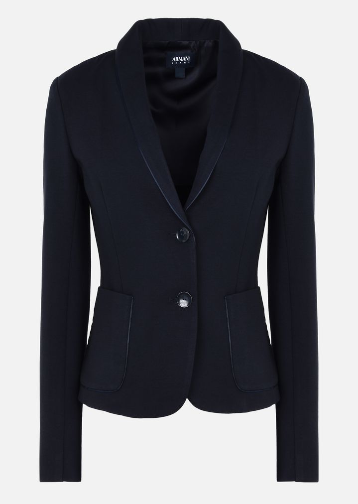 Punto In Armani Emporio Tessuto Milano Donna Giacca qwnpZEAq