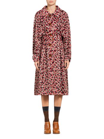 Marni Metropolis print canvas dust coat Woman