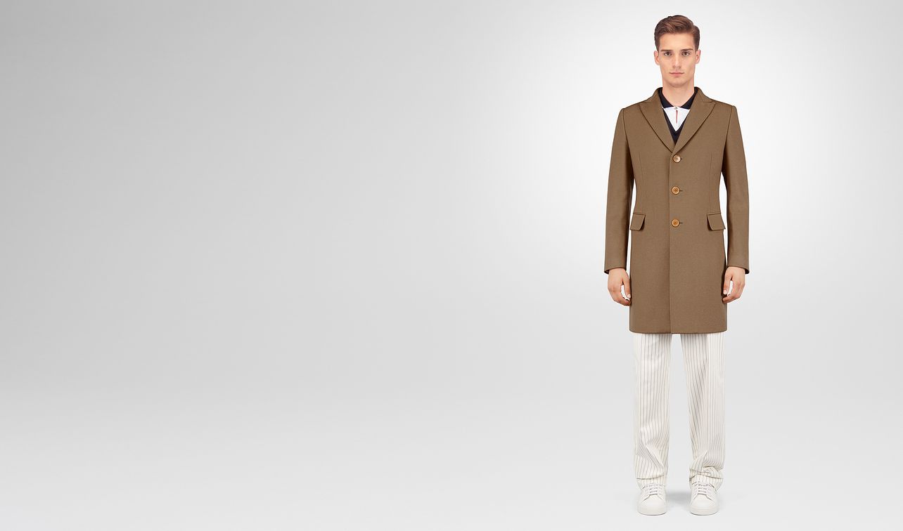 camel wool cashmere coat landing