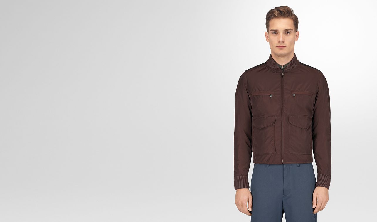 dark barolo polyester jacket landing