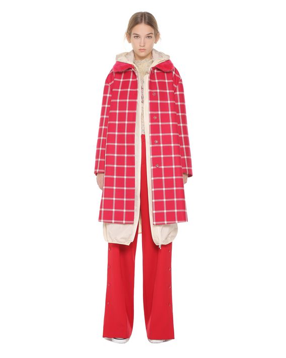 Teya Check Coat