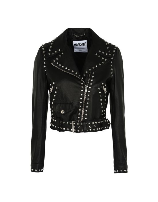 Leather outerwear Woman MOSCHINO Leather outerwear Woman MOSCHINO