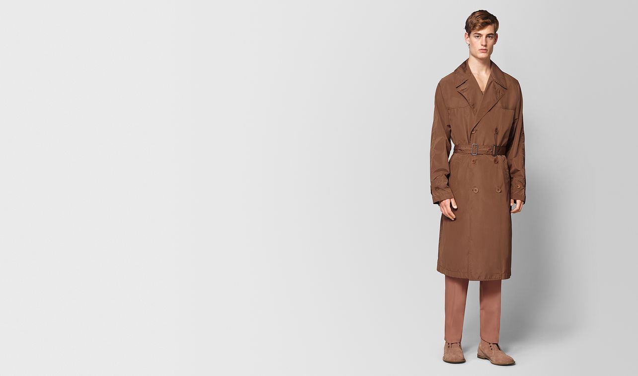 light calvados polyester coat landing