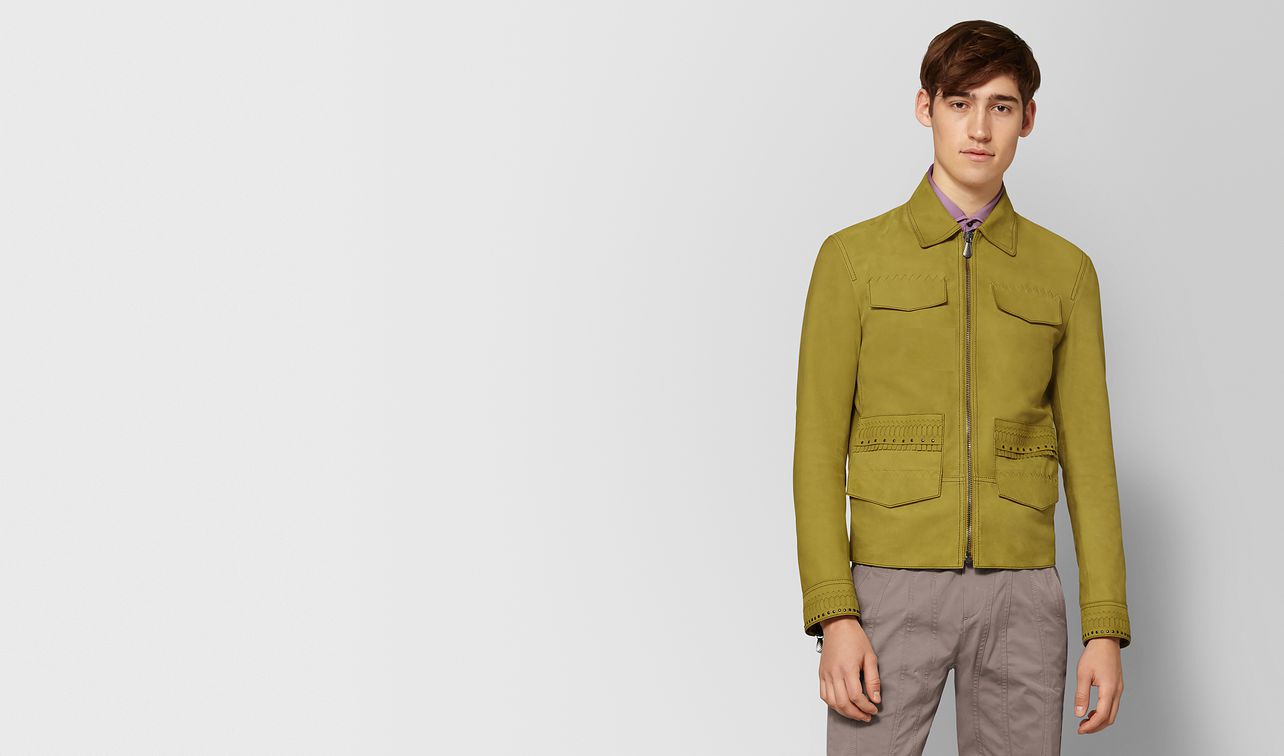 veste en daim chamomile landing
