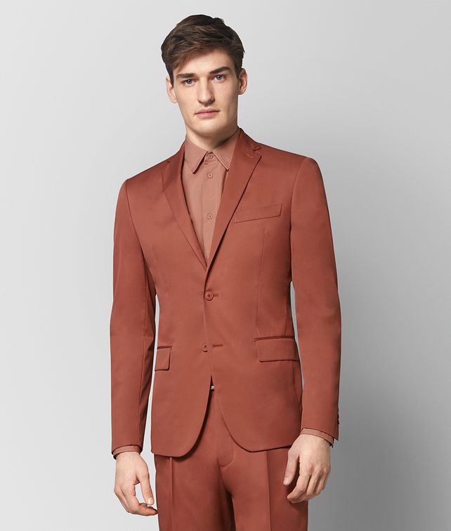 BOTTEGA VENETA DARK HIBISCUS COTTON JACKET Outerwear and Jacket Man fp