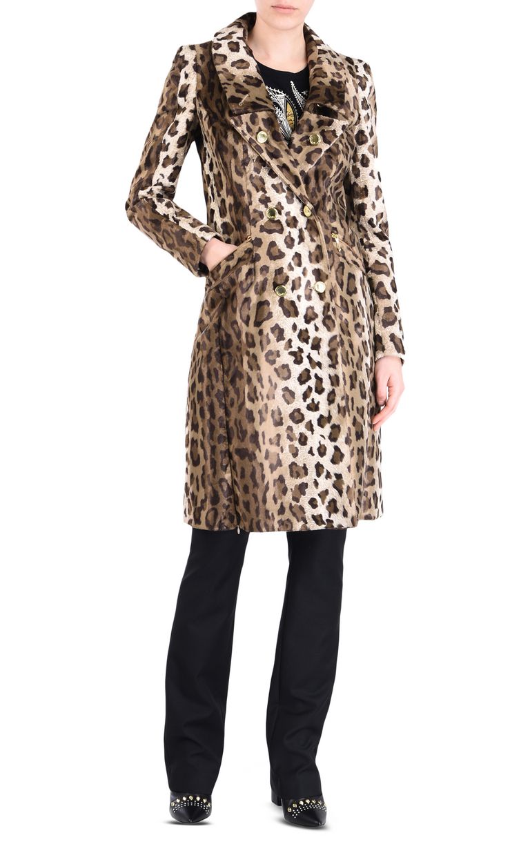 manteau leopard femme