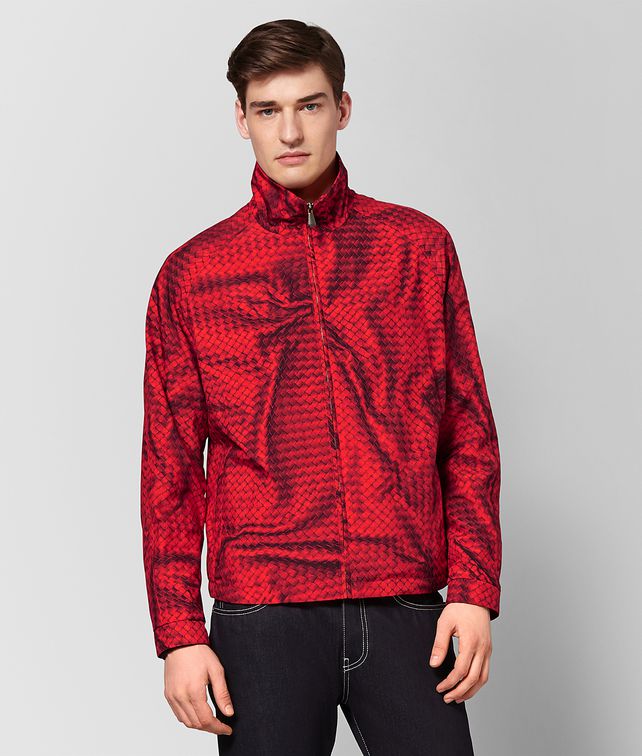 BOTTEGA VENETA CHINA RED POLYESTER JACKET Outerwear and Jacket Man fp