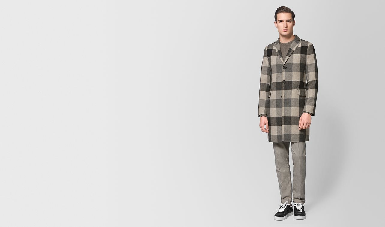 dark cement/nero wool cashmere coat landing