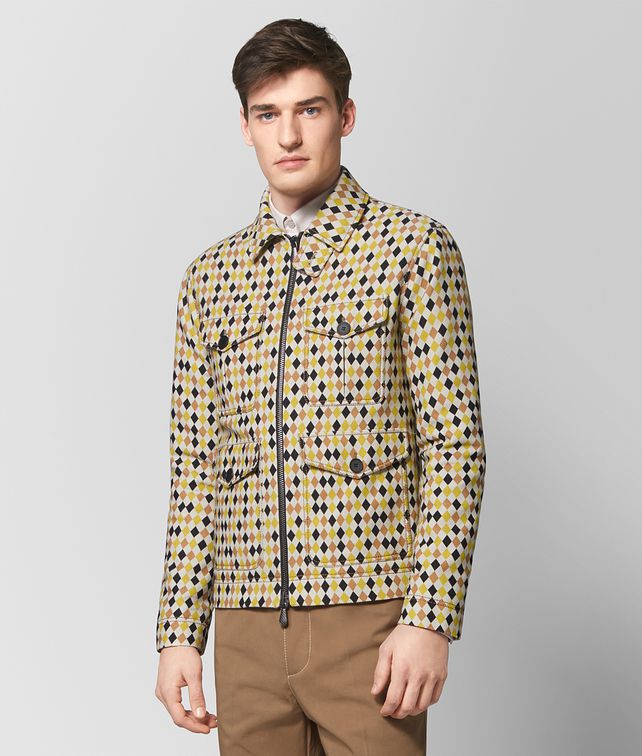 BOTTEGA VENETA MULTICOLOR COTTON JACKET Outerwear and Jacket Man fp