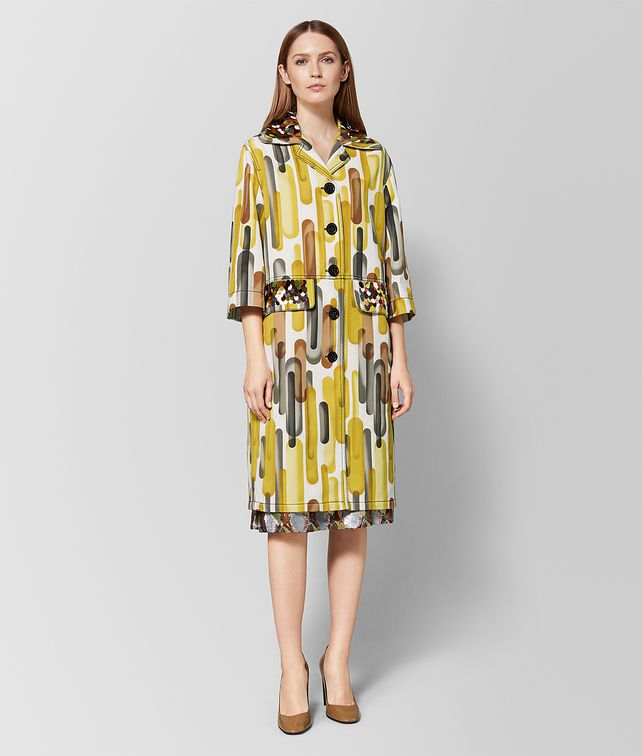 BOTTEGA VENETA MULTICOLOR COTTON COAT Outerwear and Jacket Woman fp