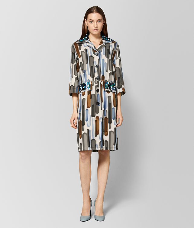 BOTTEGA VENETA MULTICOLOR COTTON COAT Outerwear and Jacket Woman fp